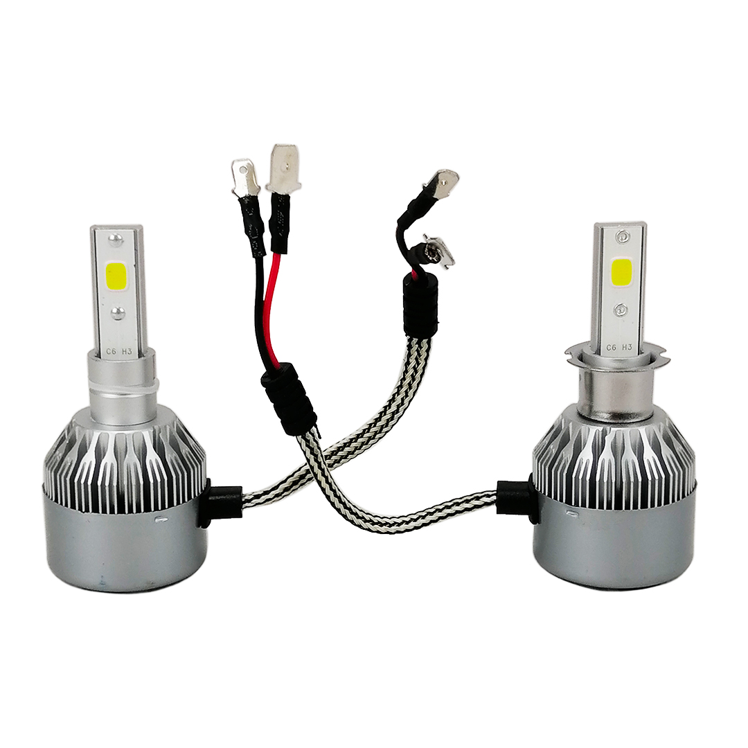 Лампа LED Н3 12-24V (компл. 2 шт) 6500K ДК