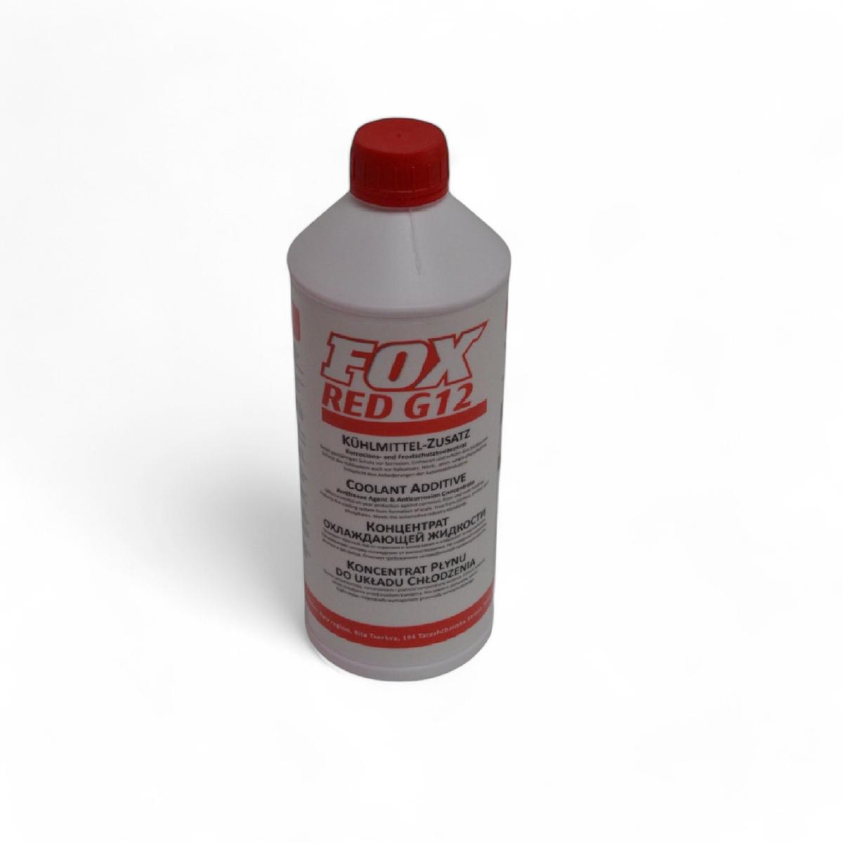 Тосол антифриз (охолодна рідина) 1,5л червоний -80 G-12 (концентрат) FOX