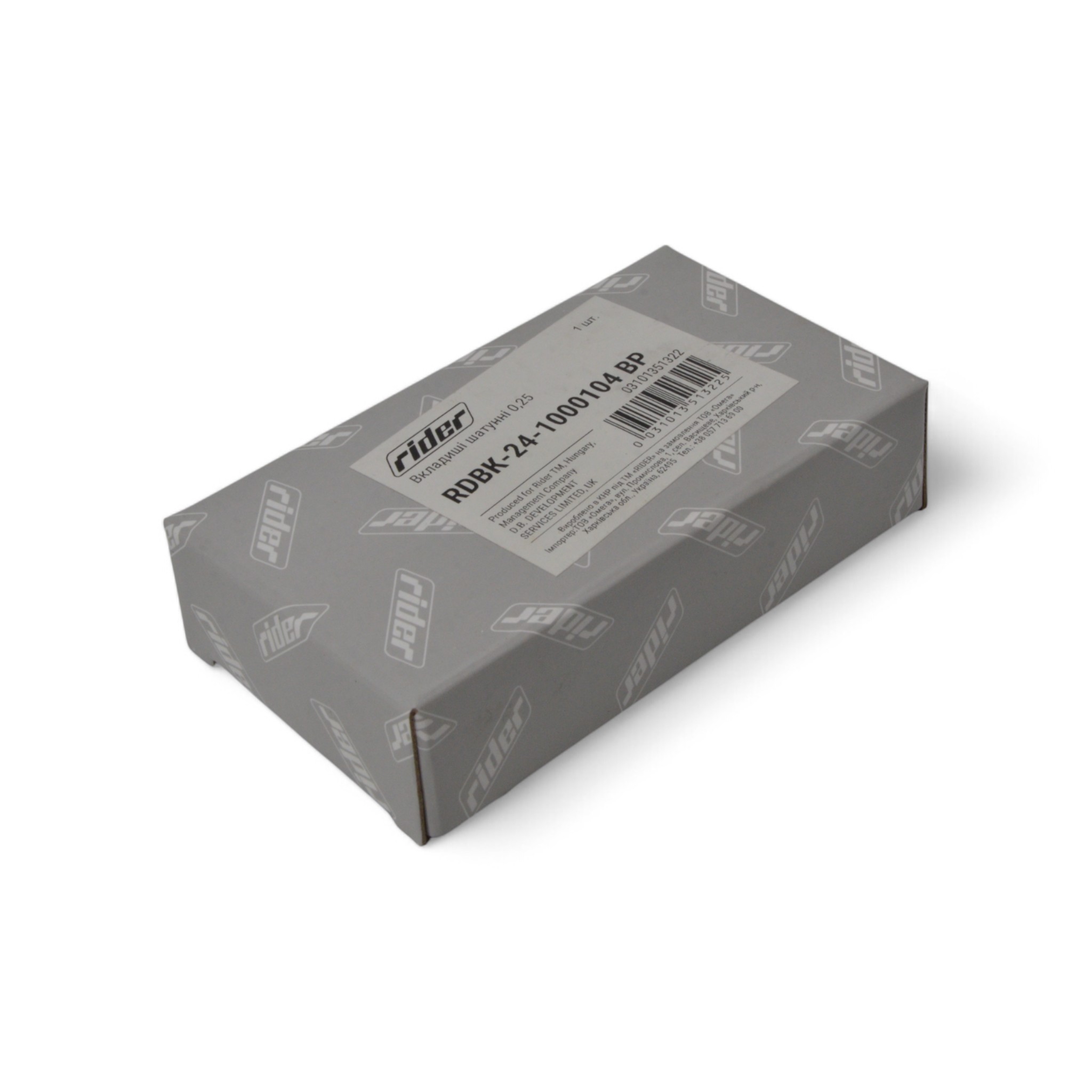 Вкладиші шатунні 0,25 402 дв. 2410, 2705, 31029, 3110, 3302 Rider