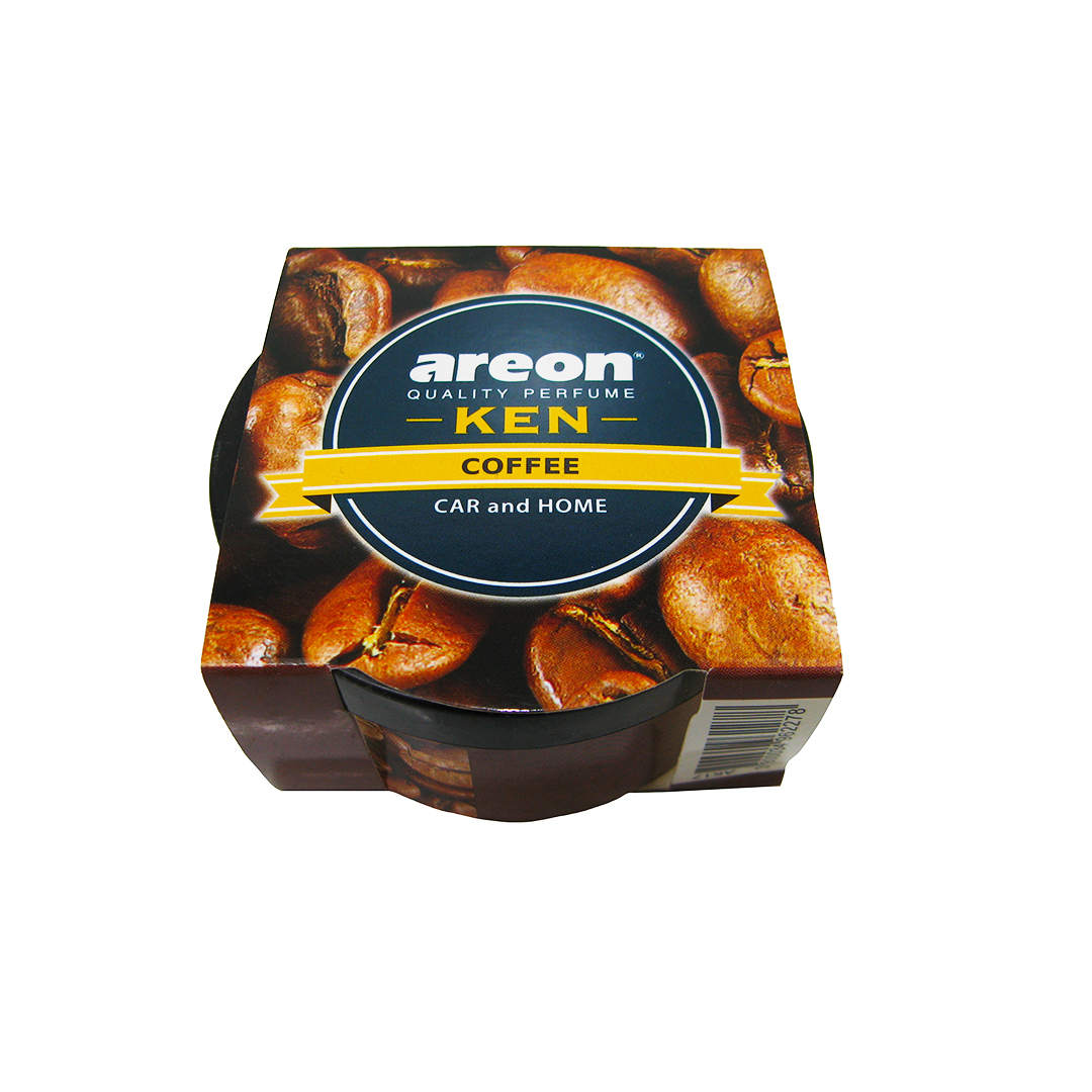 Освіжувач салону в підсклянник банка 35 гр Coffee (Кава) Ken Areon