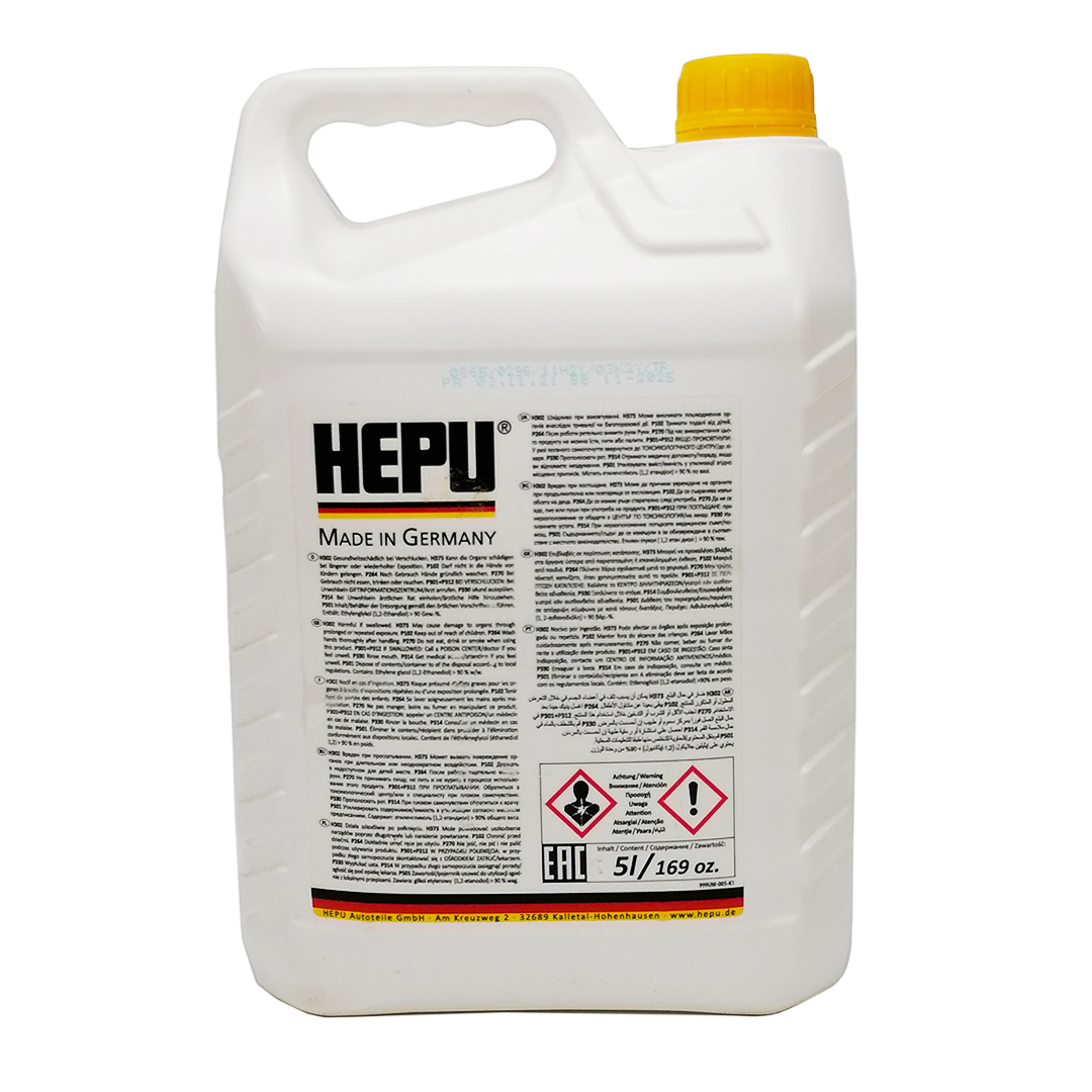 Тосол антифриз (охолоджуюча рідина) 5л жовтий -80 G-11 (концентрат) Hepu