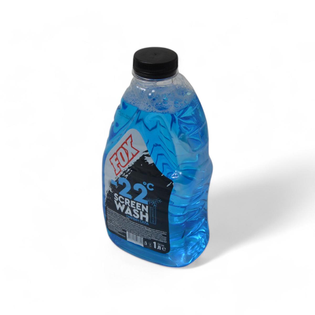 Рідина в бачок омивача зимова 1л -22 °C Море FOX