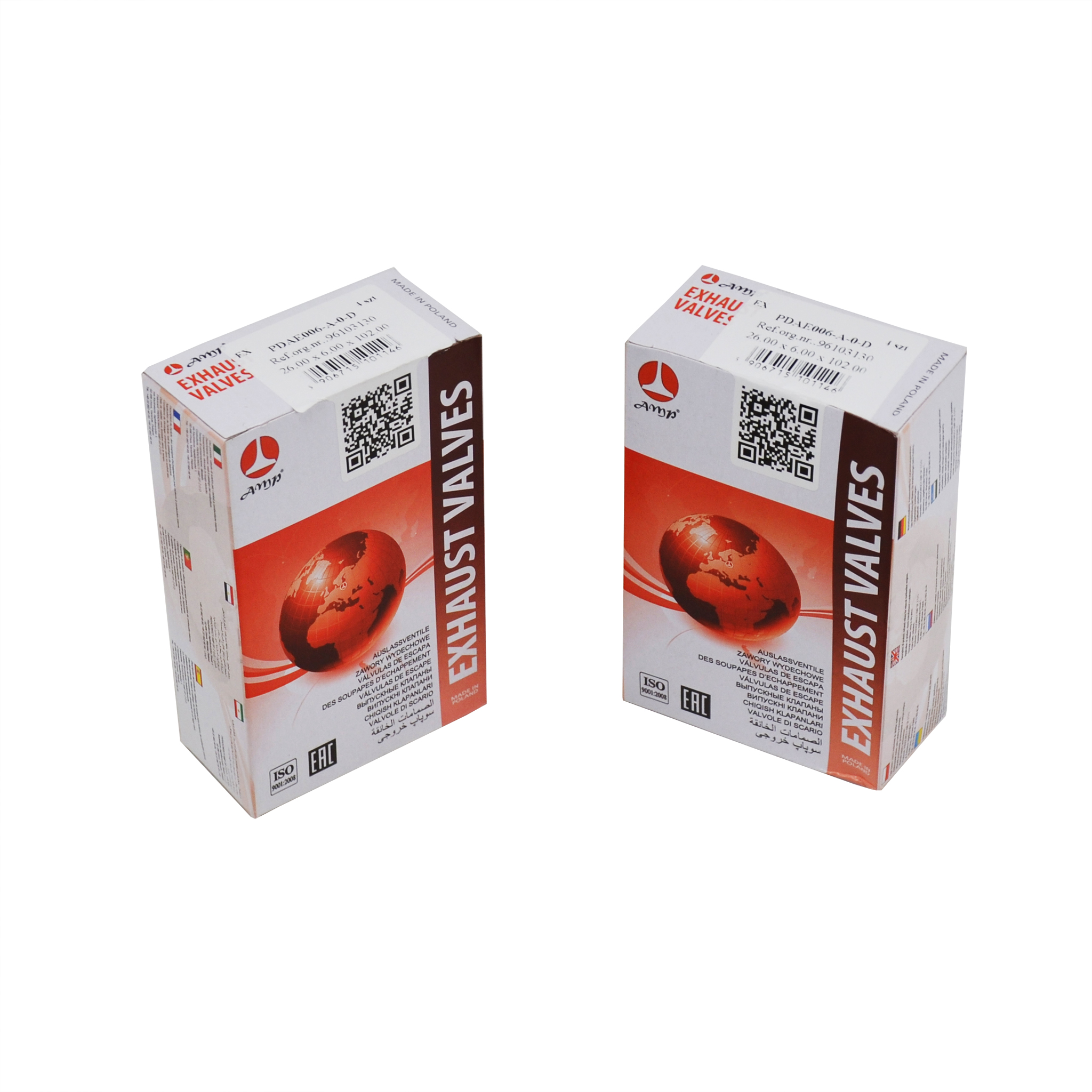 Клапан випускний (компл. 8 шт) Ланос 1.6 16V АМР