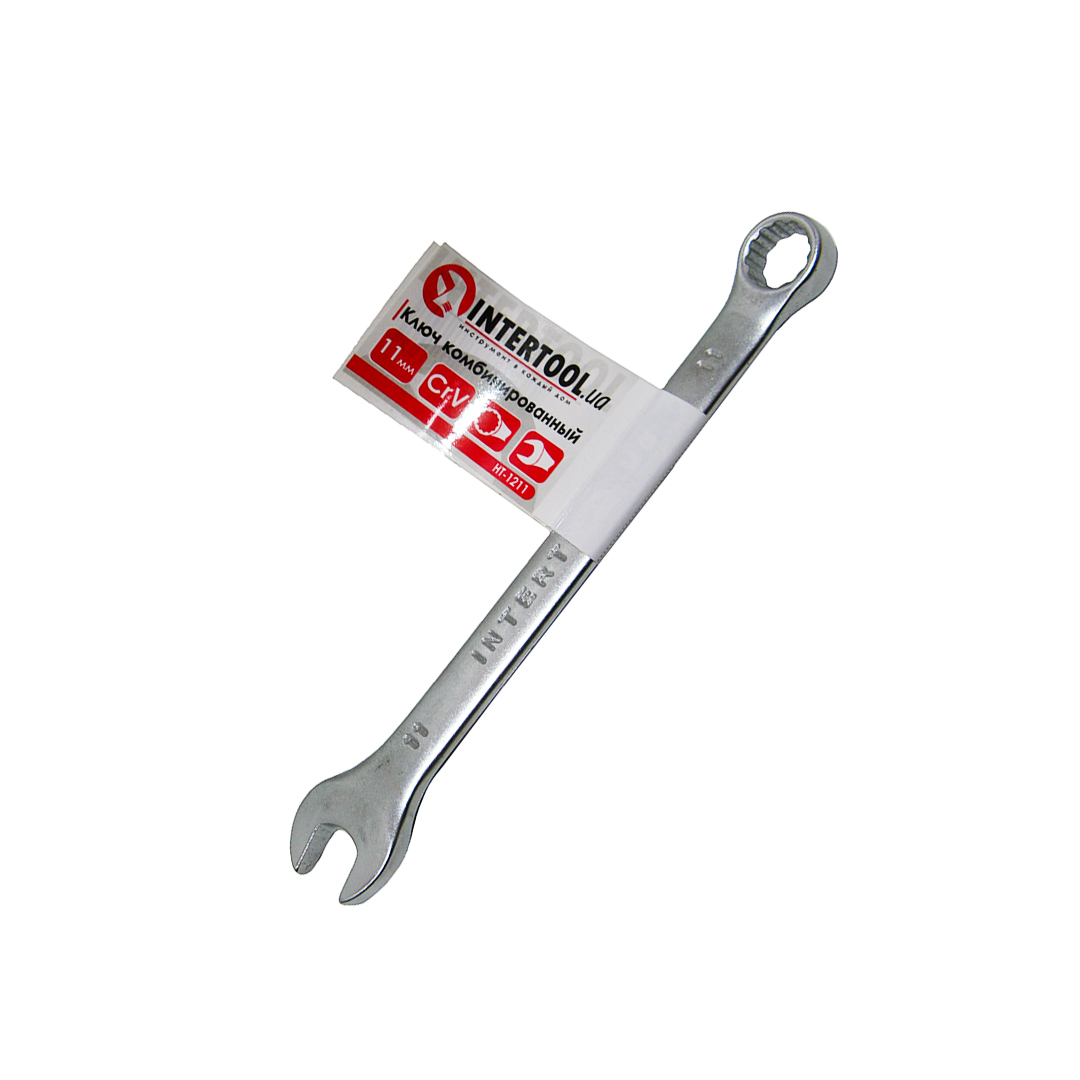 Ключ рожково-накидний 11 мм Intertool