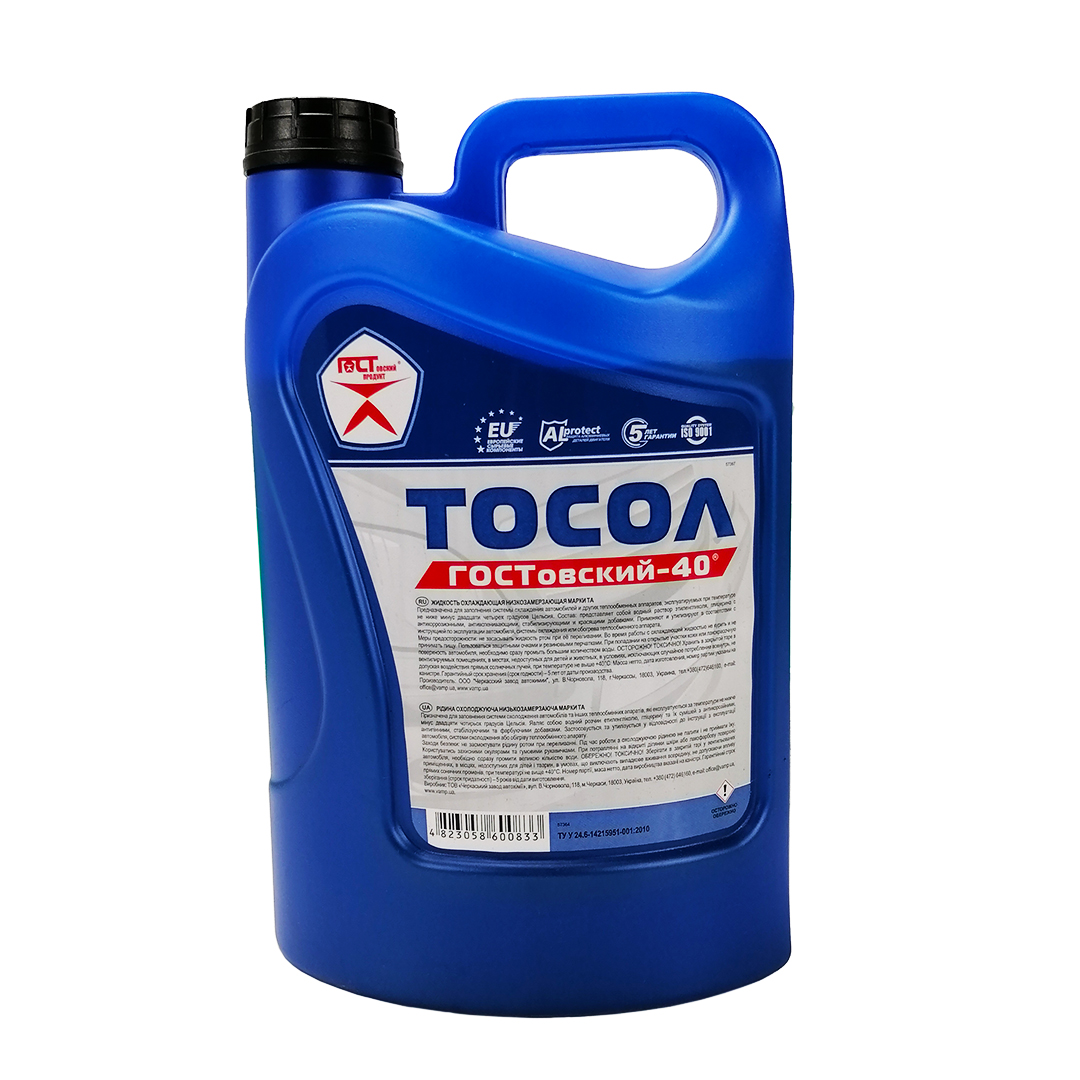 Тосол (охлаждающая жидкость) 5л -24 Гостовский