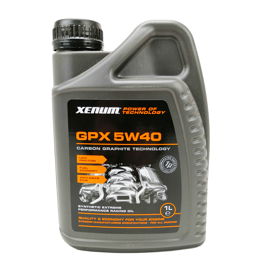 Масло моторное 5W-40 1л с графитом GPX Xenum