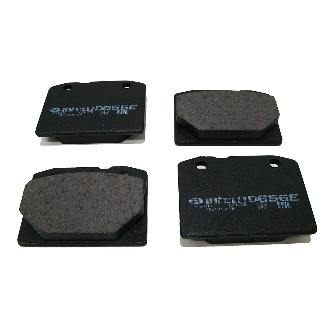 Колодка передня гальмівна (компл. 4 шт) 2101, 2102, 2103, 2104, 2105, 2106, 2107 Dafmi Intelli