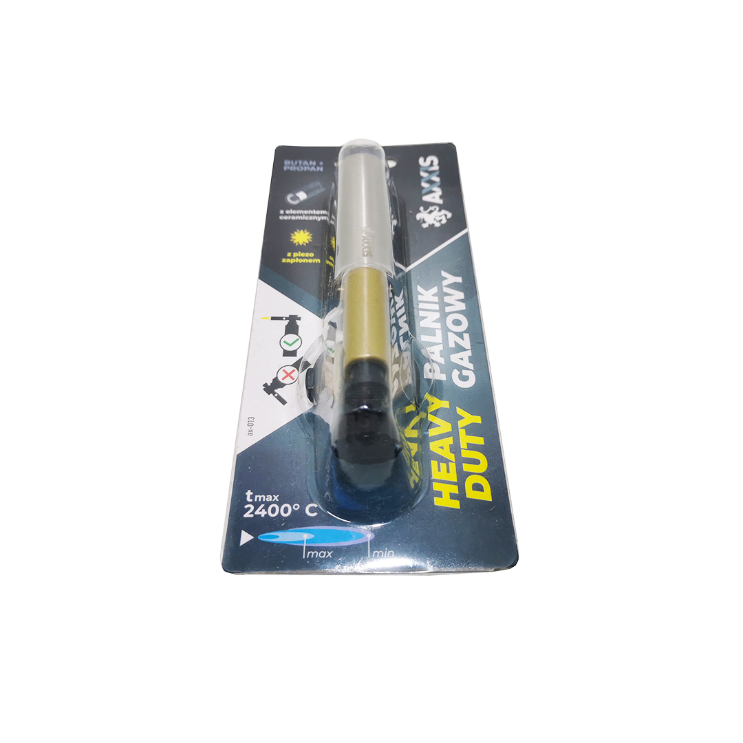 Пальник газовий з п'єзопідпалом"посилений" з керамічним елементом Axxis