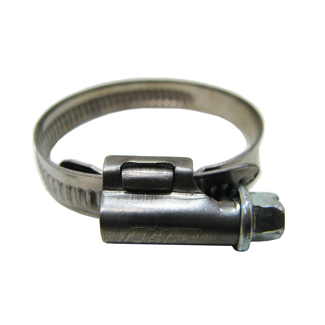 Хомут черв'ячний 30-45 мм нержавіючий Rider