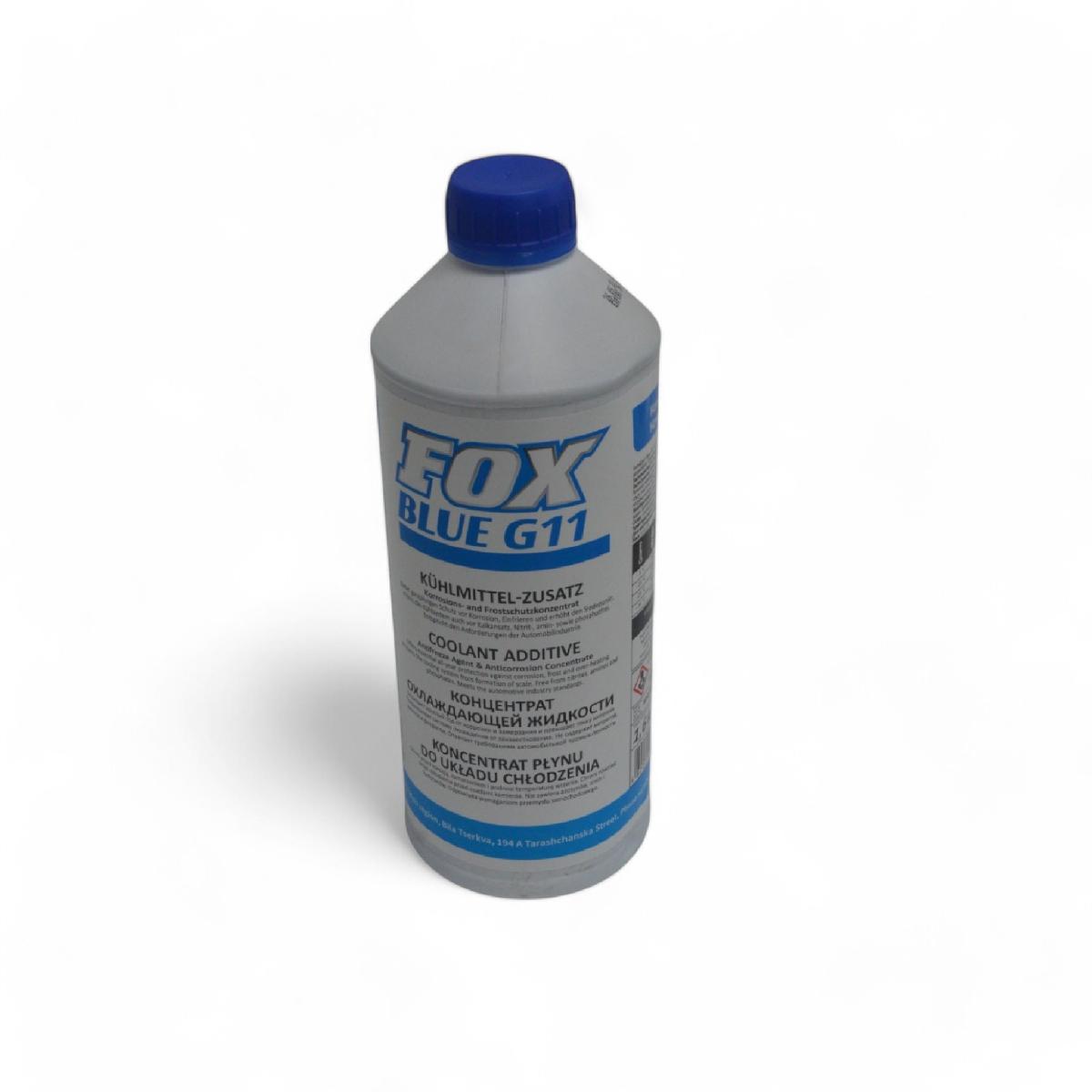 Тосол антифриз (охолодна рідина) 1,5л синій -80 G-11 (концентрат) FOX