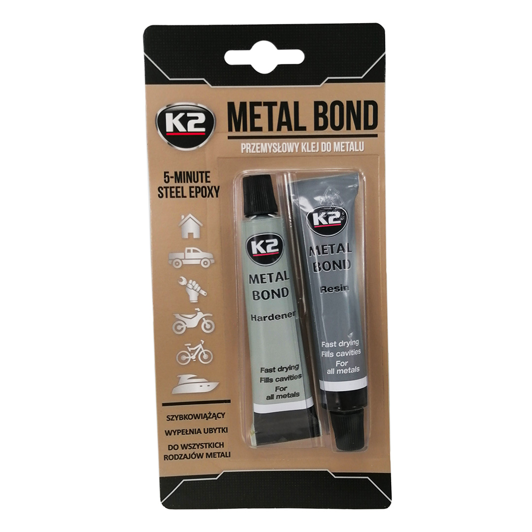 Клей для металла эпоксидный 2х-компонентный 56 гр Metal Bond К-2