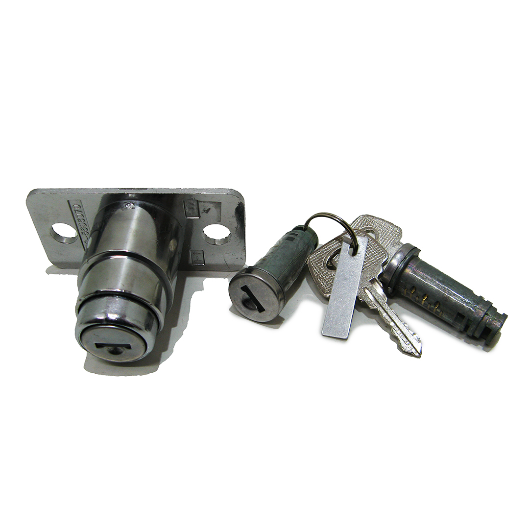 Замок багажника у зборі з личинками 21099 (хром) Д- град