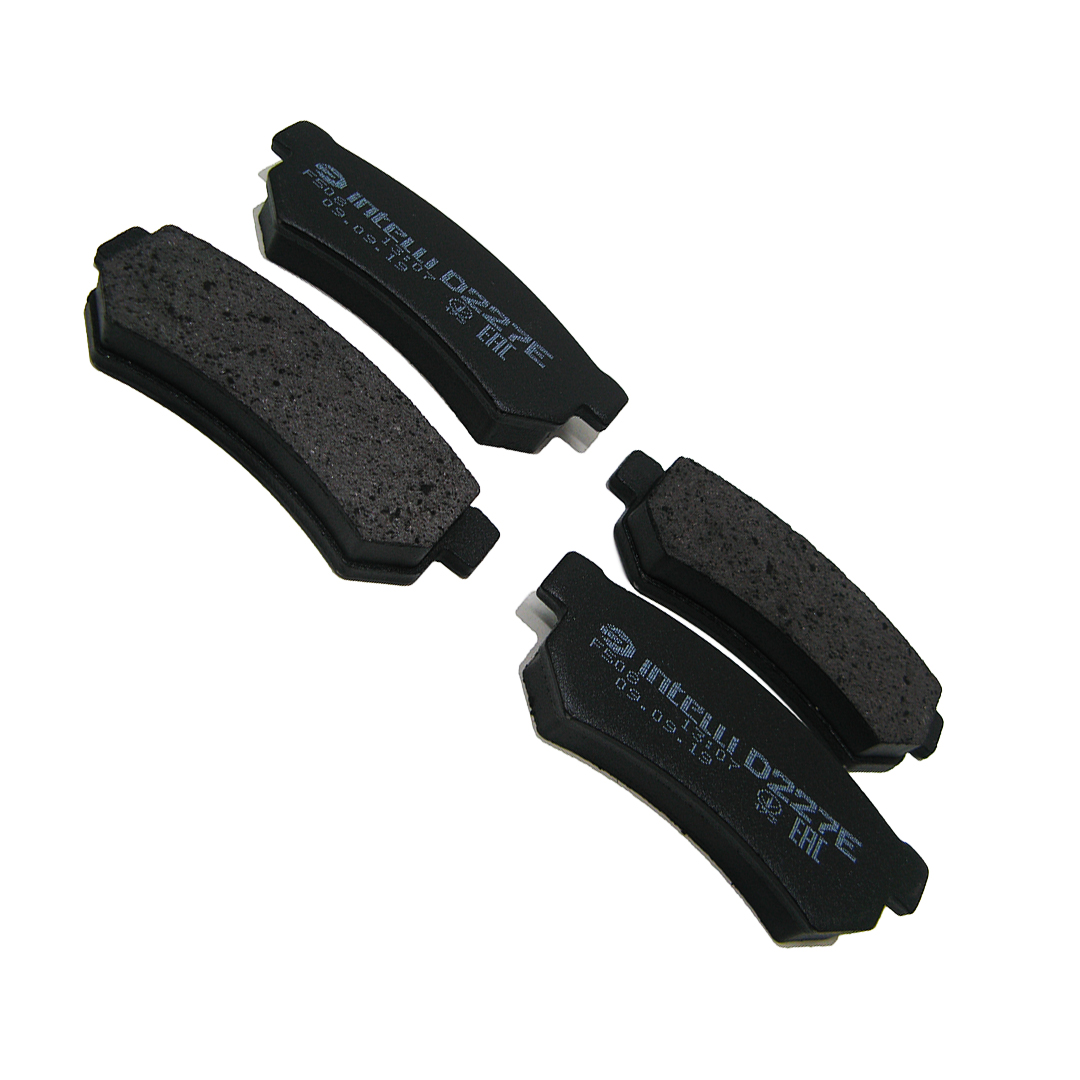 Колодка задня гальмівна (компл. 4 шт) нового зразка Лачетті після 2007 року Dafmi Intelli