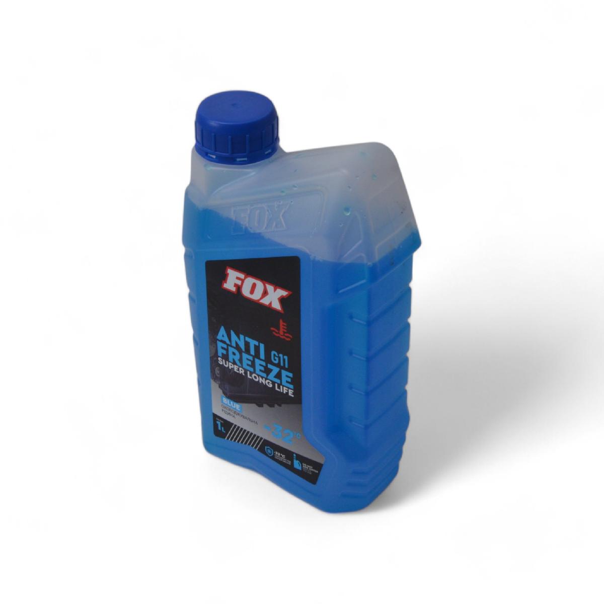Тосол антифриз (охолоджуюча рідина) 1л синій -32 G-11 FOX