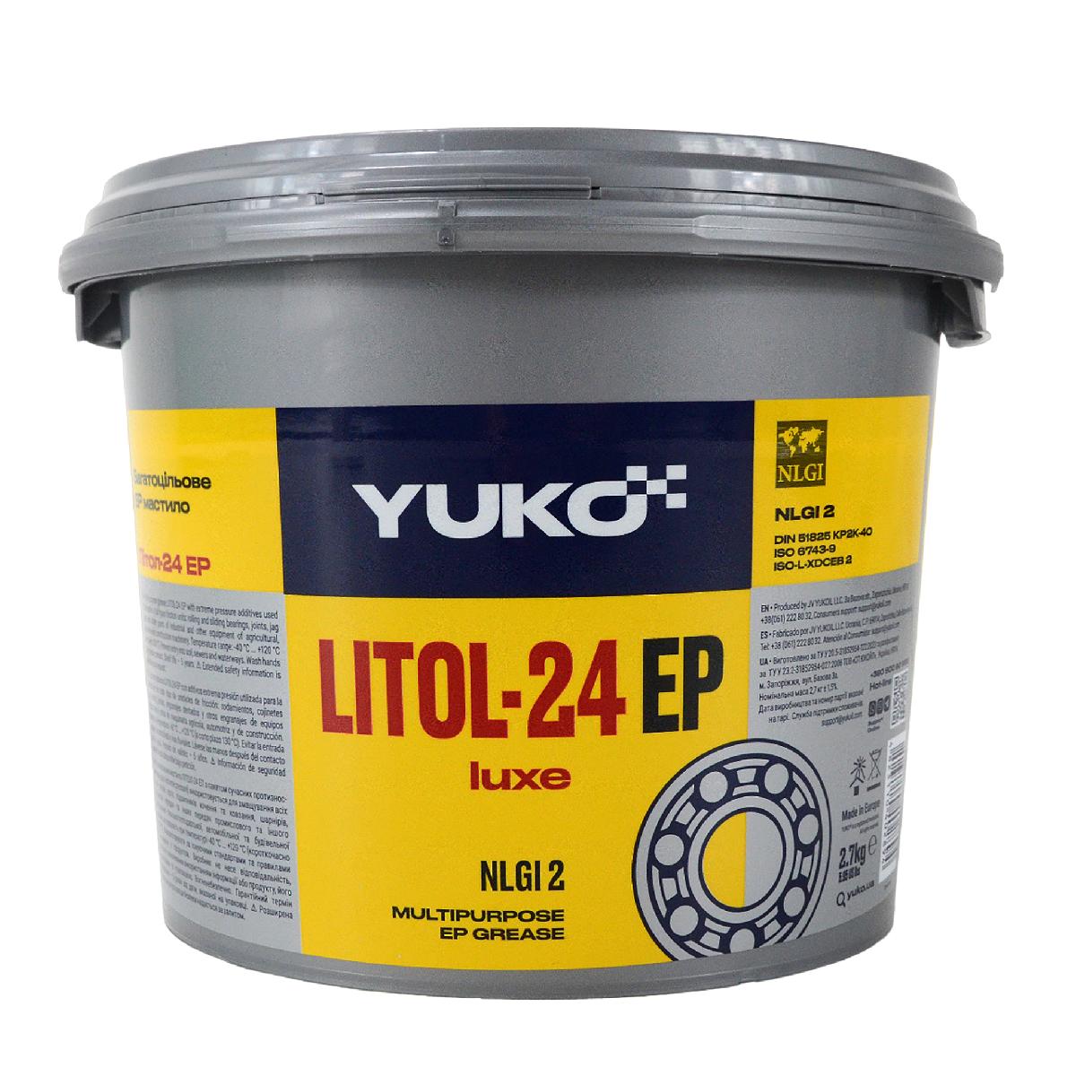 Смазка Литол-24 EP 3л Yuko